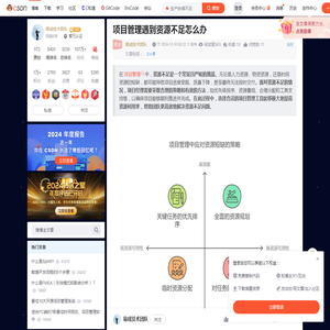 项目管理遇到资源不足怎么办_生产协调不足,未能及时配备相应的资源-CSDN博客