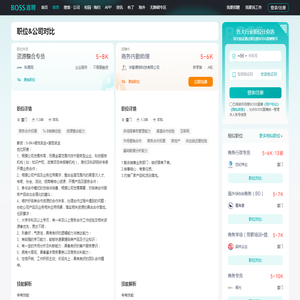 「职位对比」科易网 资源整合专员怎么样 - BOSS直聘
