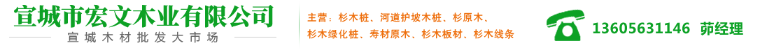 杉木桩_杉木绿化桩_杉木绿化桩_河道木桩_宣城市宏文木业有限公司